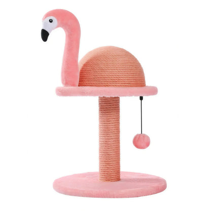 Arbre à chat en forme de flamant rose Pour toi Mon chat