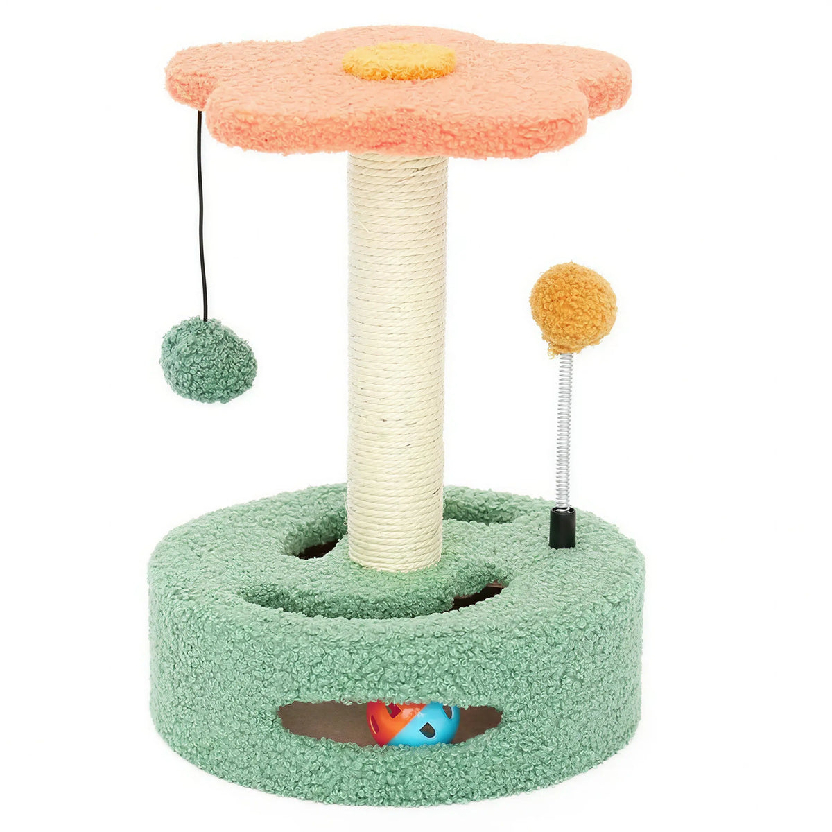 Arbre à chat en forme de fleur Pour toi Mon chat