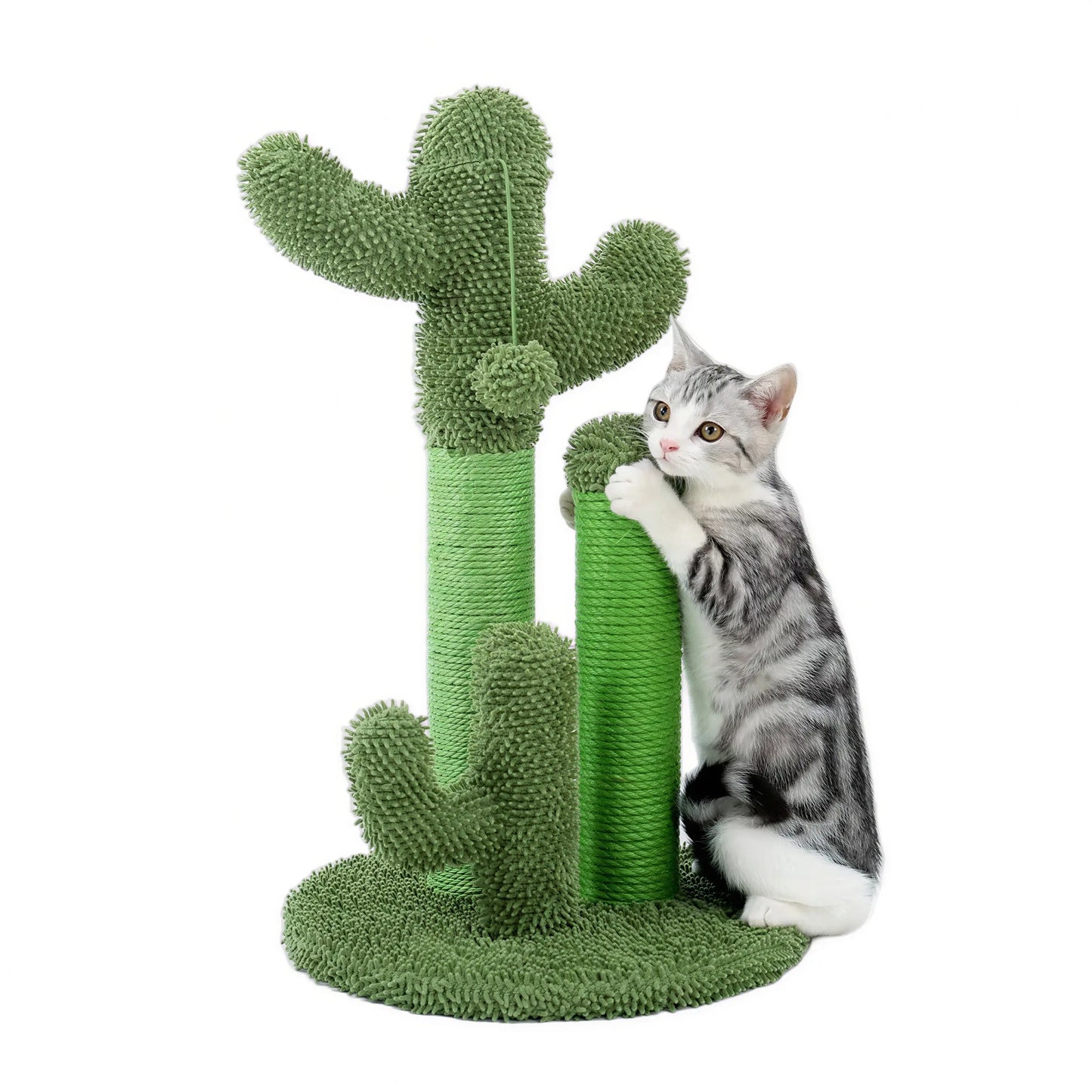 Arbre à chat mignon en forme de cactus avec boule pour chat XXL Pour toi Mon chat