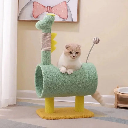 Arbre d'escalade en design de dinosaure pour chat Pour toi Mon chat