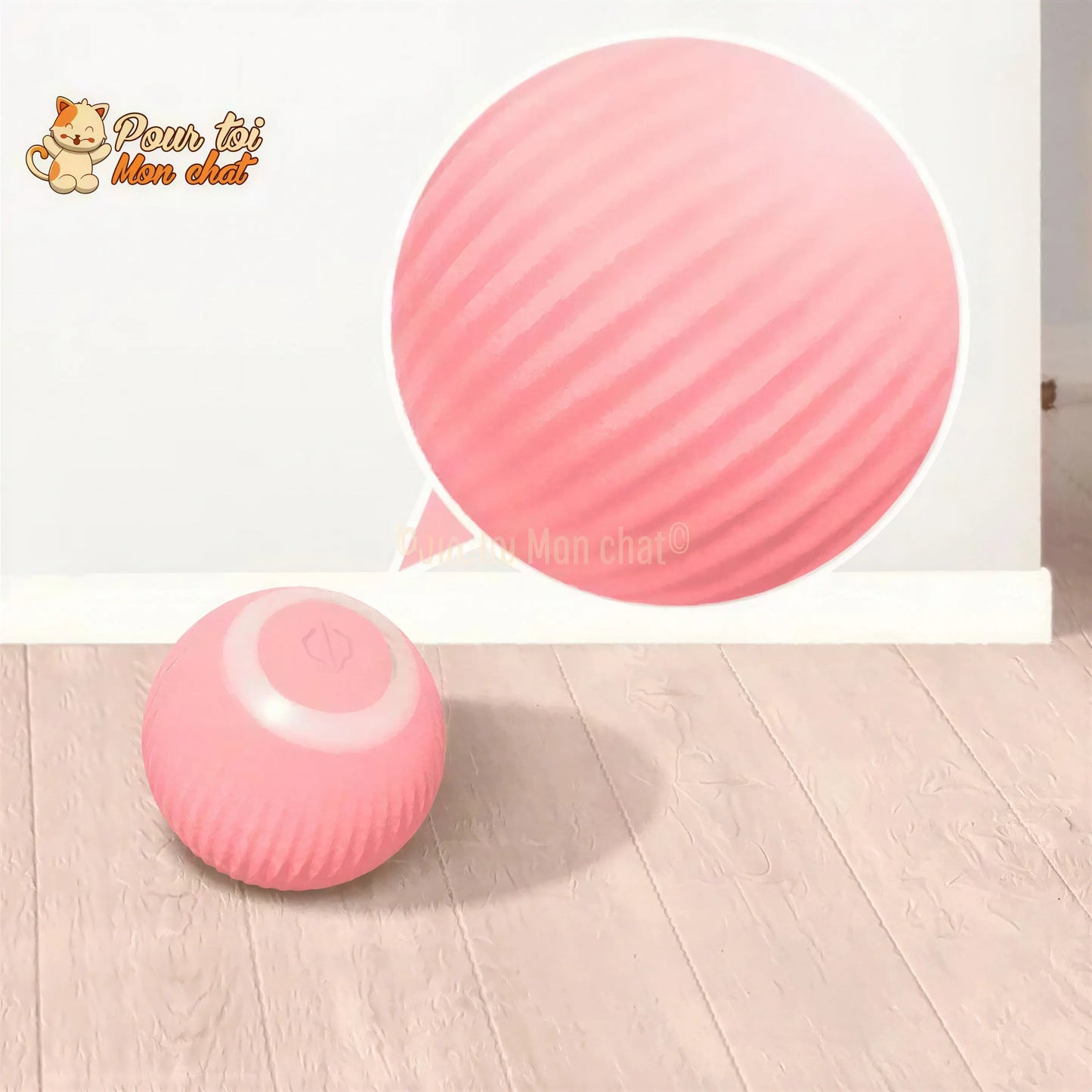 BALLE ROULANTE INTELLIGENTE POUR CHAT – Vite’Balle’Chat™ Pour toi Mon chat