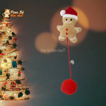 Noël Jouets en Peluche, fourrure, boule, cloche, poupées - Pour Chat - PomponNoëlChat™ Pour toi Mon chat