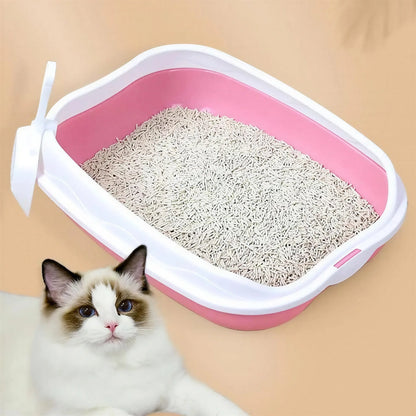 Bac à litière avec pelle pour chat Pour toi Mon chat
