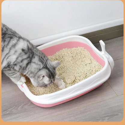 Bac à litière avec pelle pour chat Pour toi Mon chat