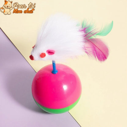 Balle culbuto avec souris - Souris'On'Ball™ Pour toi Mon chat