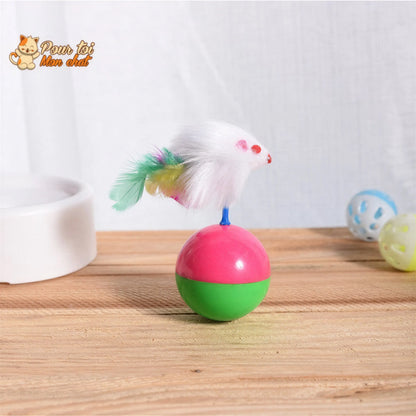 Balle culbuto avec souris - Souris'On'Ball™ Pour toi Mon chat
