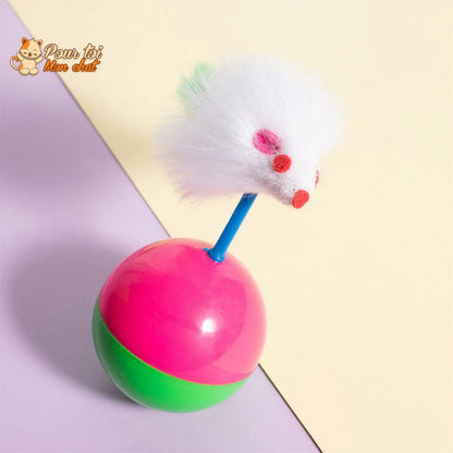 Balle culbuto avec souris - Souris'On'Ball™ Pour toi Mon chat