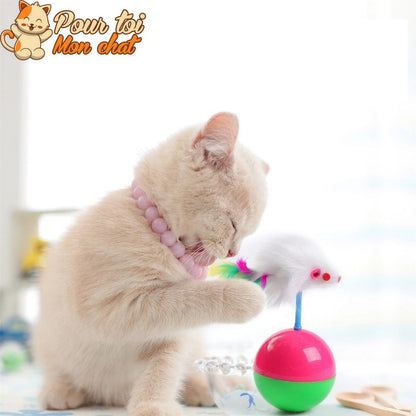 Balle culbuto avec souris - Souris'On'Ball™ Pour toi Mon chat