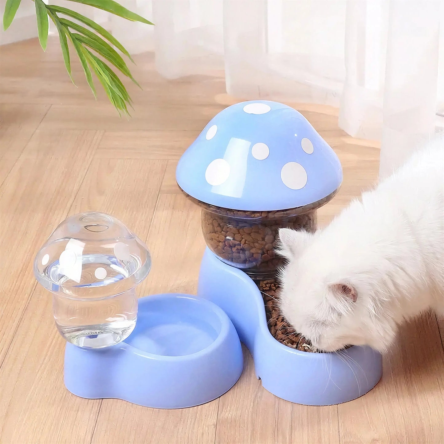 Bol d'alimentation en forme de champignon pour chat Pour toi Mon chat