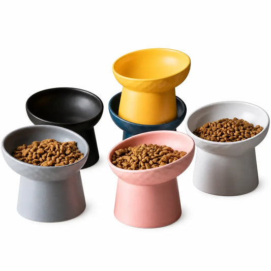Bol d'eau et de nourriture en céramique style nordique pour chats Pour toi Mon chat