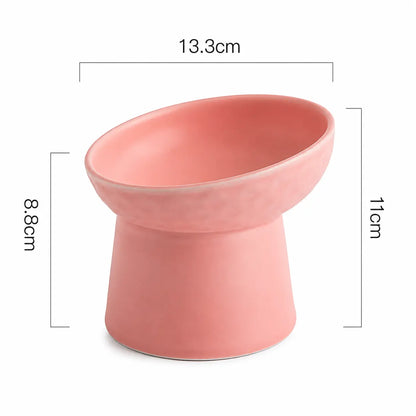 Bol d'eau et de nourriture en céramique style nordique pour chats Pour toi Mon chat