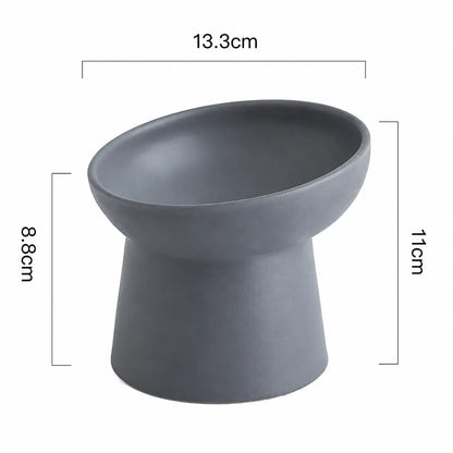 Bol d'eau et de nourriture en céramique style nordique pour chats Pour toi Mon chat