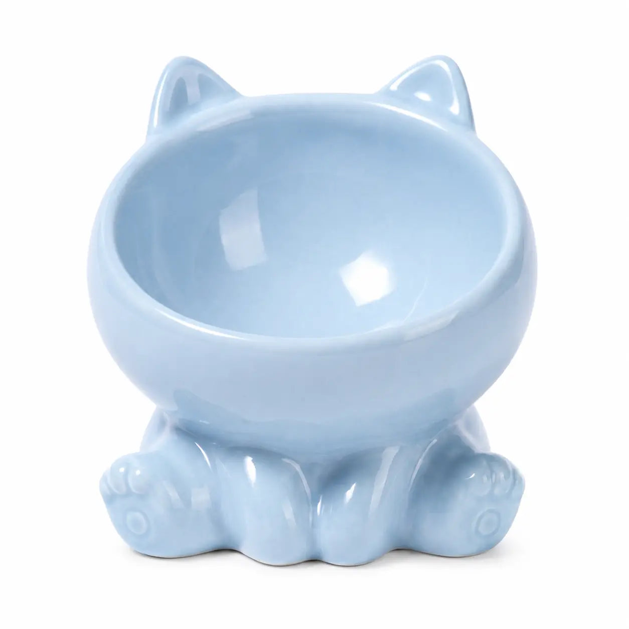 Bol en céramique à pieds hauts pour chat Pour toi Mon chat