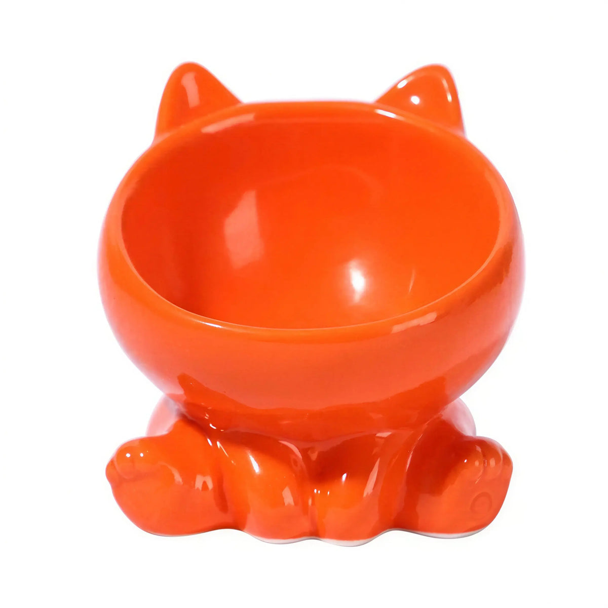 Bol en céramique à pieds hauts pour chat Pour toi Mon chat