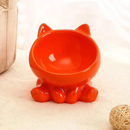Bol en céramique à pieds hauts pour chat Pour toi Mon chat
