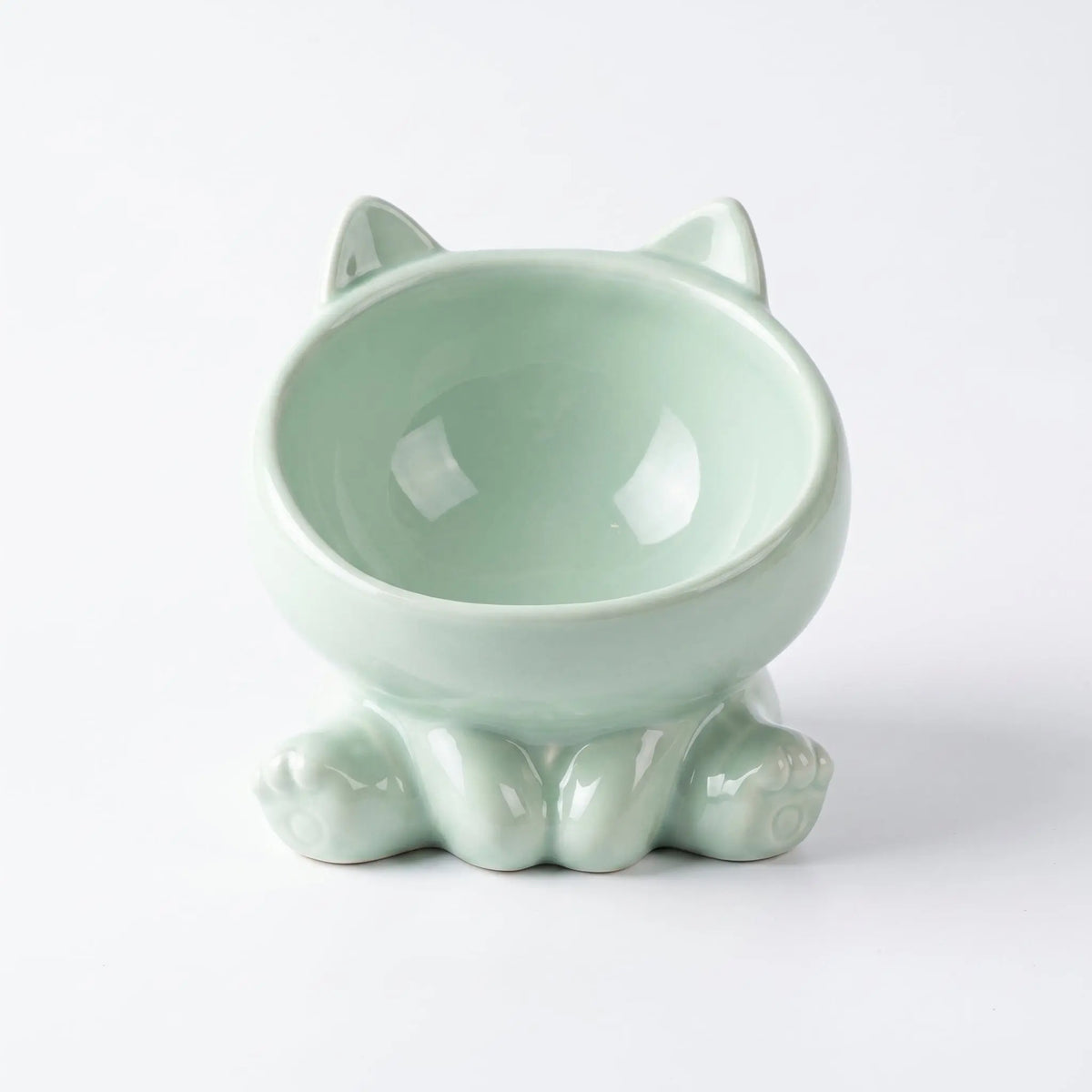 Bol en céramique à pieds hauts pour chat Pour toi Mon chat