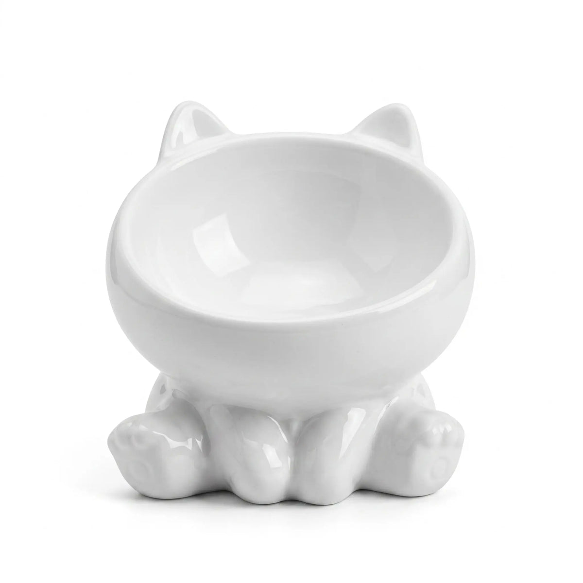 Bol en céramique à pieds hauts pour chat Pour toi Mon chat
