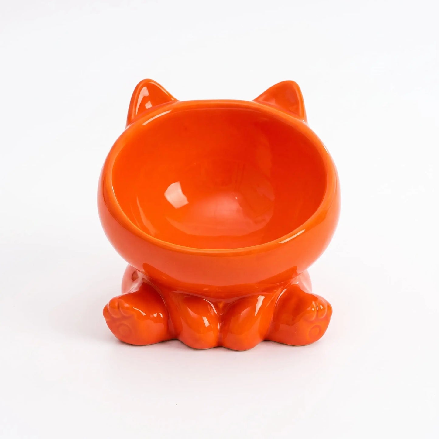 Bol en céramique à pieds hauts pour chat Pour toi Mon chat