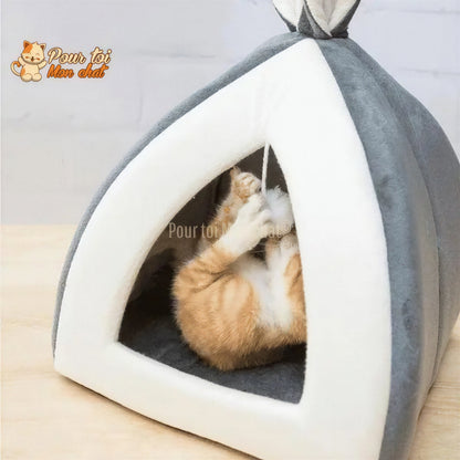 NICHE ORIGINALE À OREILLES DE LAPIN POUR CHAT – Oreill’Chat™ Pour toi Mon chat