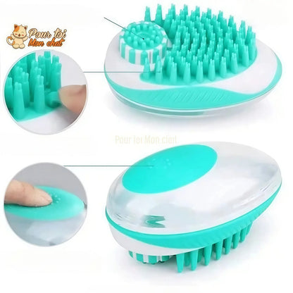 Brosse de bain et de massage pour chat – Toilettage’Chat™ Pour toi Mon chat