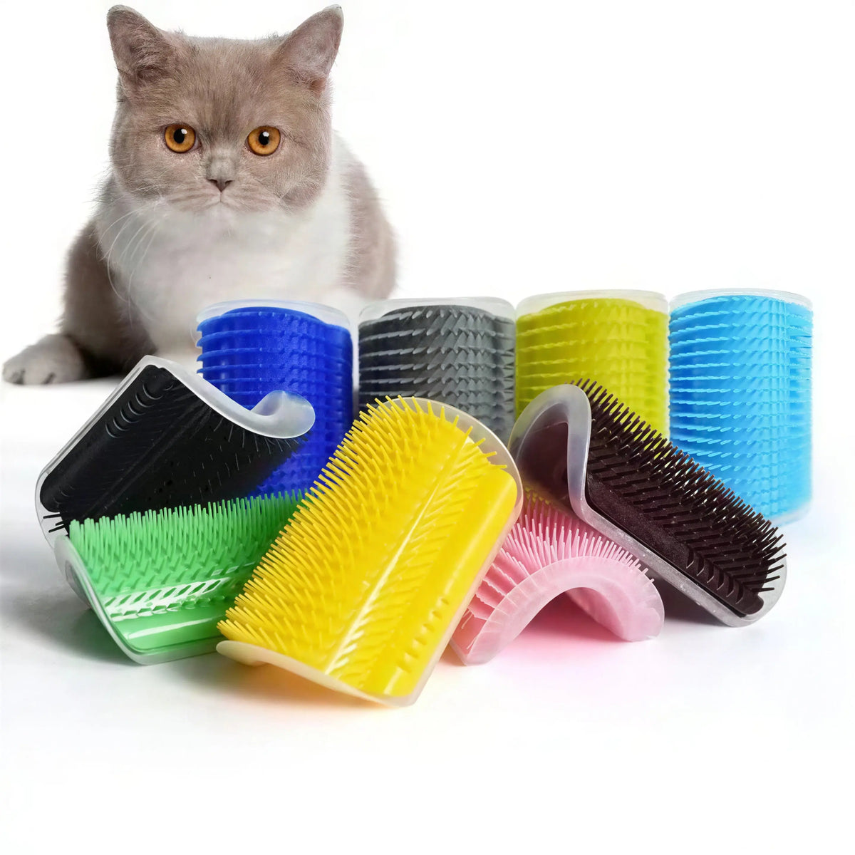 Brosse de massage d'angle pour chaton Pour toi Mon chat