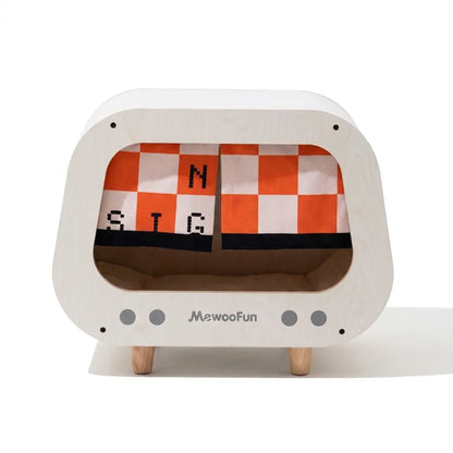 CABANE, LIT, MAISON - POUR CHAT MODERNE EN BOIS - TheRadioChat™ Pour toi Mon chat
