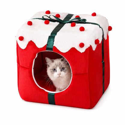Cabane pour Chat Design Cadeau de Noel Pour toi Mon chat