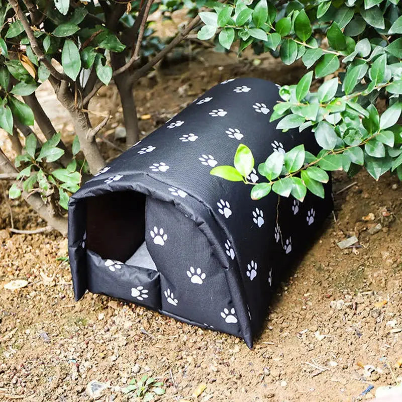 Cabane pour Chat Extérieur Chaude et Imperméable Pour toi Mon chat