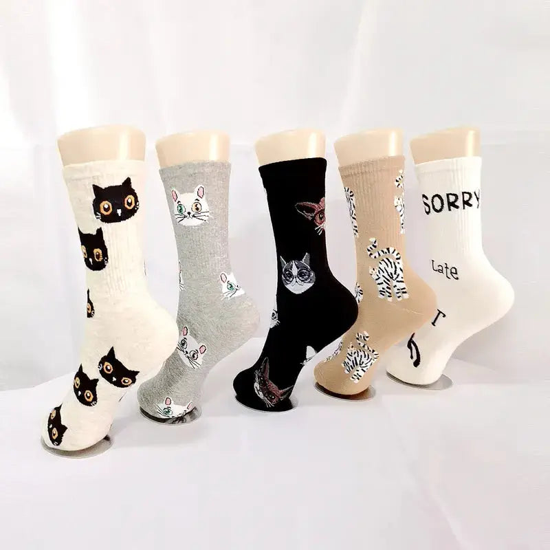 Cadeau Fan De Chat Chaussettes Chat Pour toi Mon chat