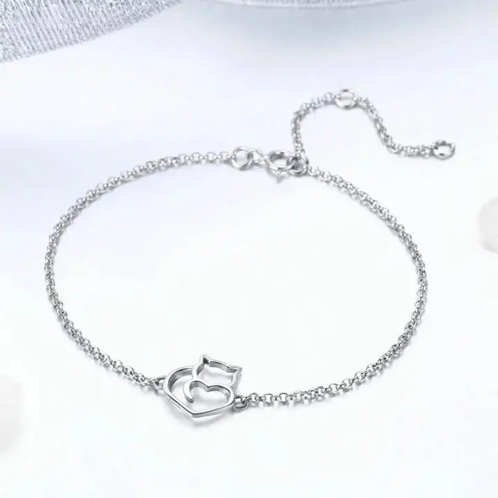 Cadeau pour Fan de Chat Style Bracelet Ajustable Pour toi Mon chat