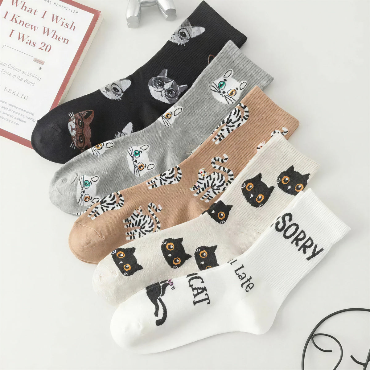 Cadeau Fan De Chat Chaussettes Chat Pour toi Mon chat