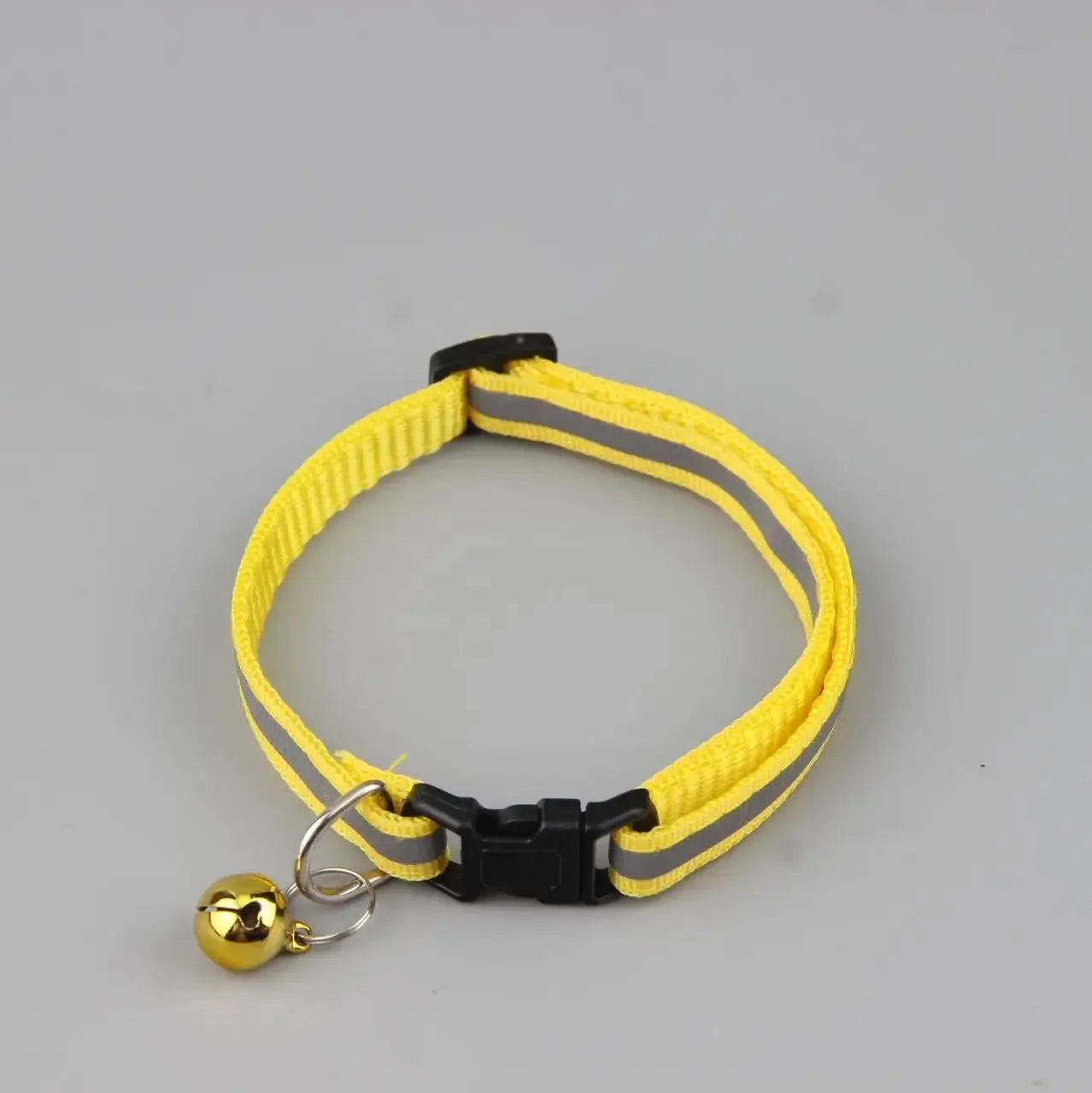 Collier Chat Anti Étranglement Réfléchissant avec Clochette