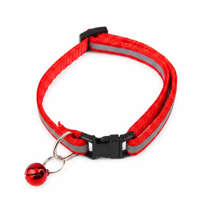 Collier Chat Anti Étranglement Réfléchissant avec Clochette Pour toi Mon chat