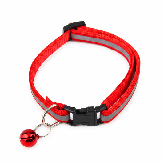 Collier Chat Anti Étranglement Réfléchissant avec Clochette Pour toi Mon chat