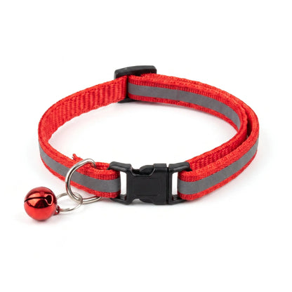 Collier Chat Anti Étranglement Réfléchissant avec Clochette Pour toi Mon chat