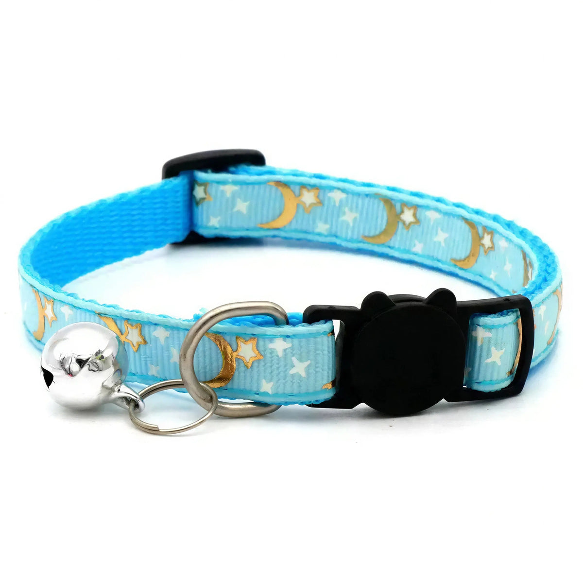 Collier pour Chat Lune Etoile avec Clochette Pour toi Mon chat