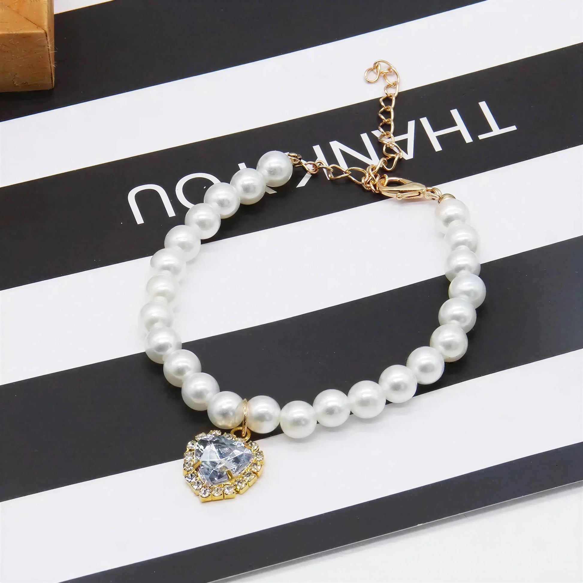 Collier pour Chat en Perles Pour toi Mon chat