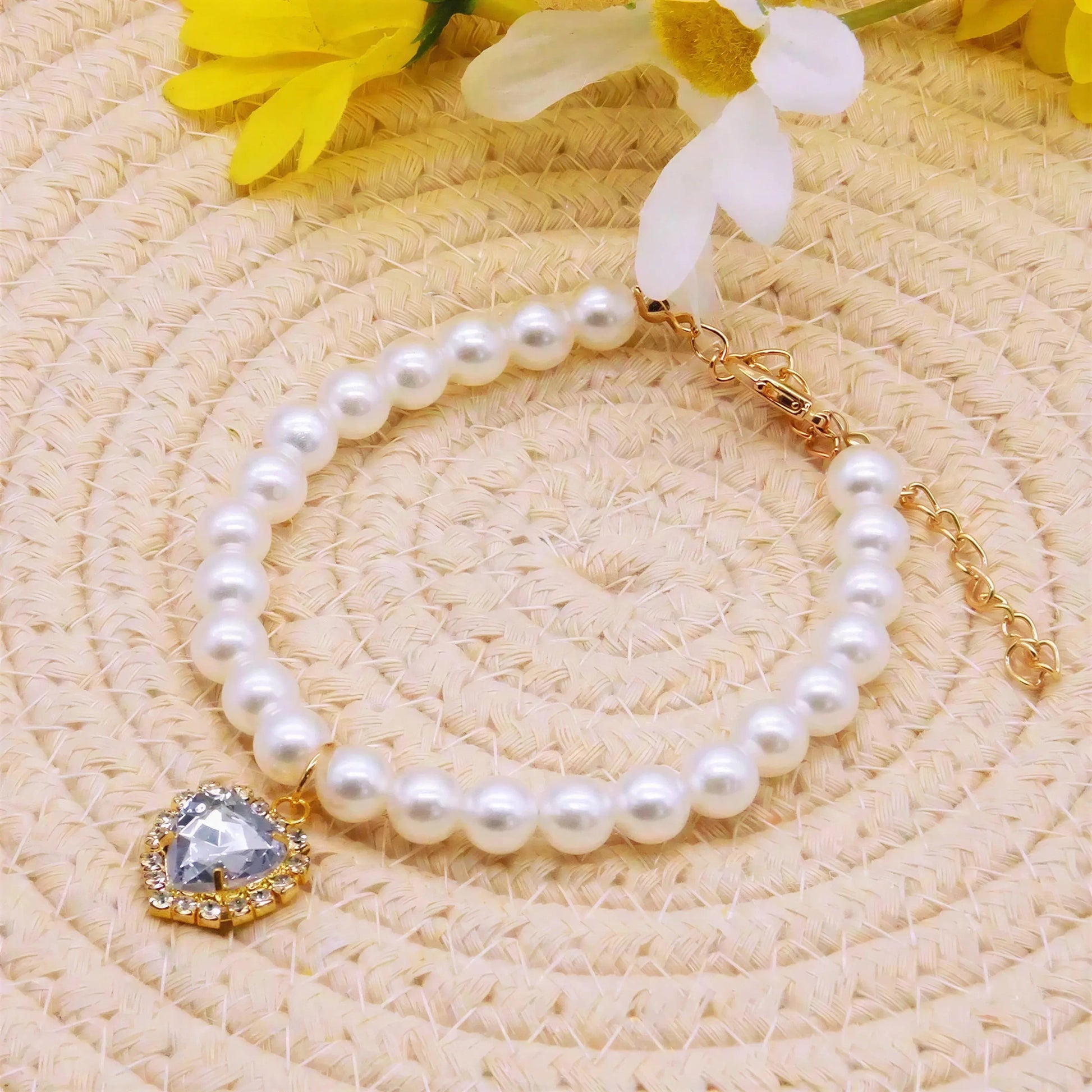 Collier pour Chat en Perles Pour toi Mon chat