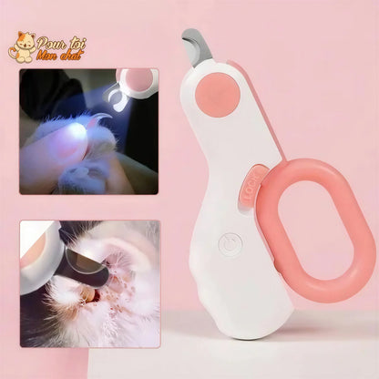 Coupe ongles sécurisé à LED - chat - chien - lapin - GriffouNet’™ Pour toi Mon chat