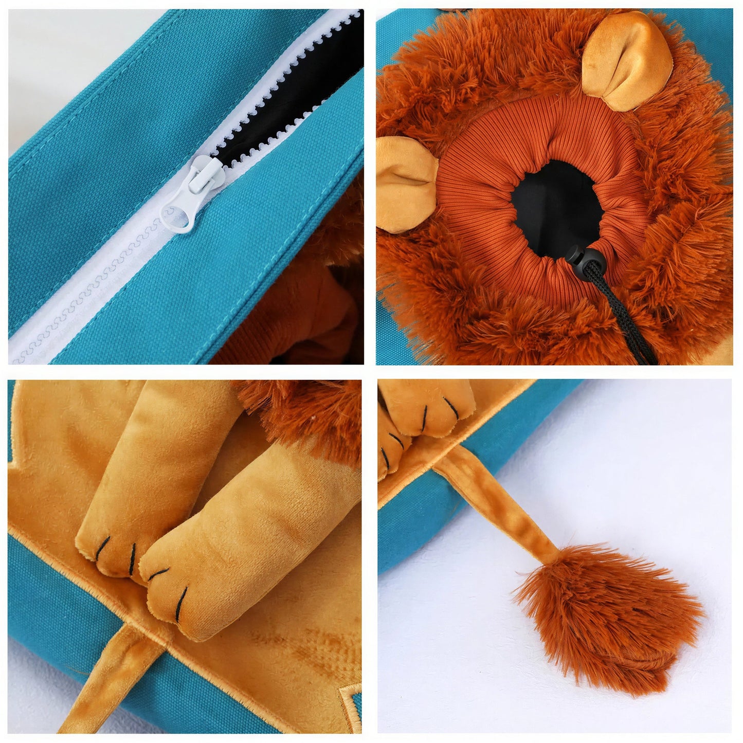 Sac à main portable à design de lion pour chat Pour toi Mon chat