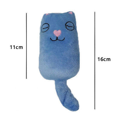 Jouet en peluche pouvant être garni d’herbe à chat - MonDoudouChat™ Pour toi Mon chat