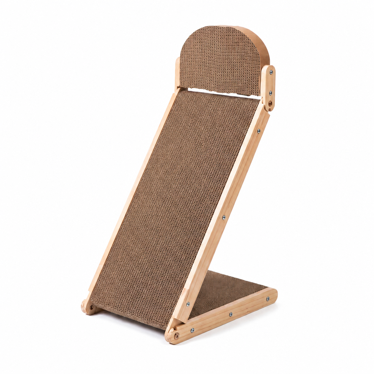 Planche à gratter verticale en bois massif pour chats Pour toi Mon chat