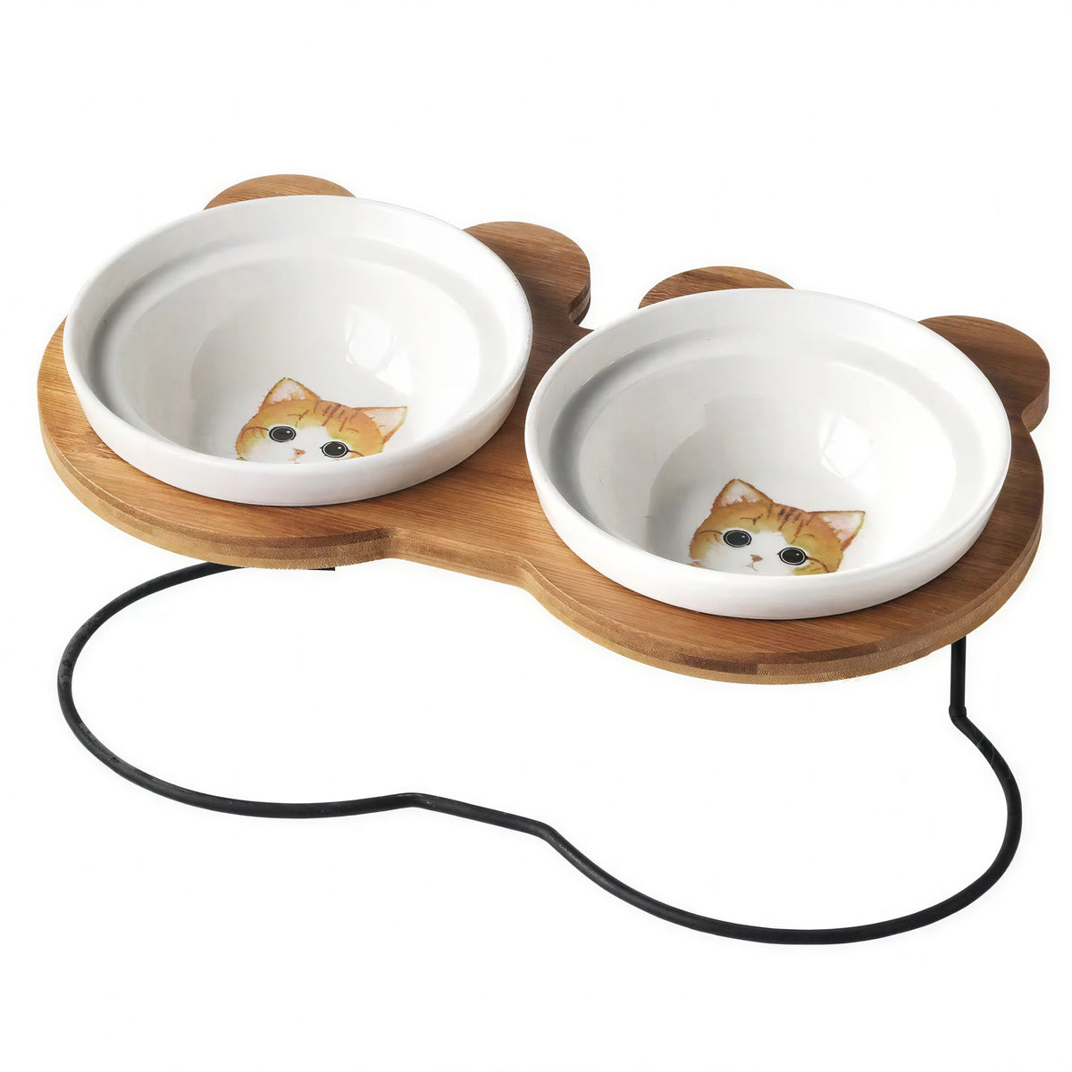 Bols d’alimentation et de boisson en céramique pour chats - MonChatBol™ Pour toi Mon chat