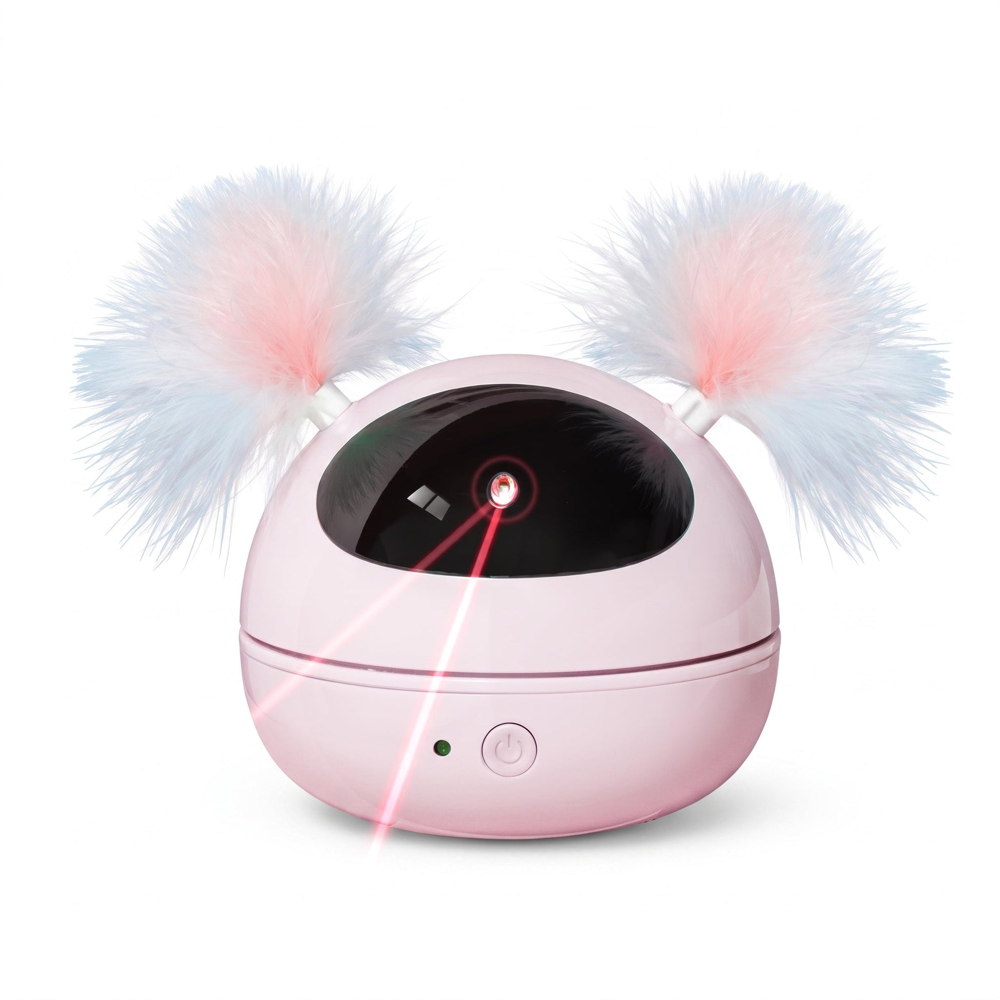 Jouet rotatif électrique lumineux à laser avec plumes pour chat Pour toi Mon chat