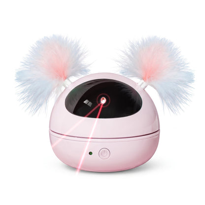 Jouet rotatif électrique lumineux à laser avec plumes pour chat Pour toi Mon chat