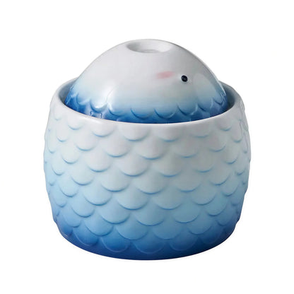 Distributeur d'eau en céramique avec USB pour chats Pour toi Mon chat