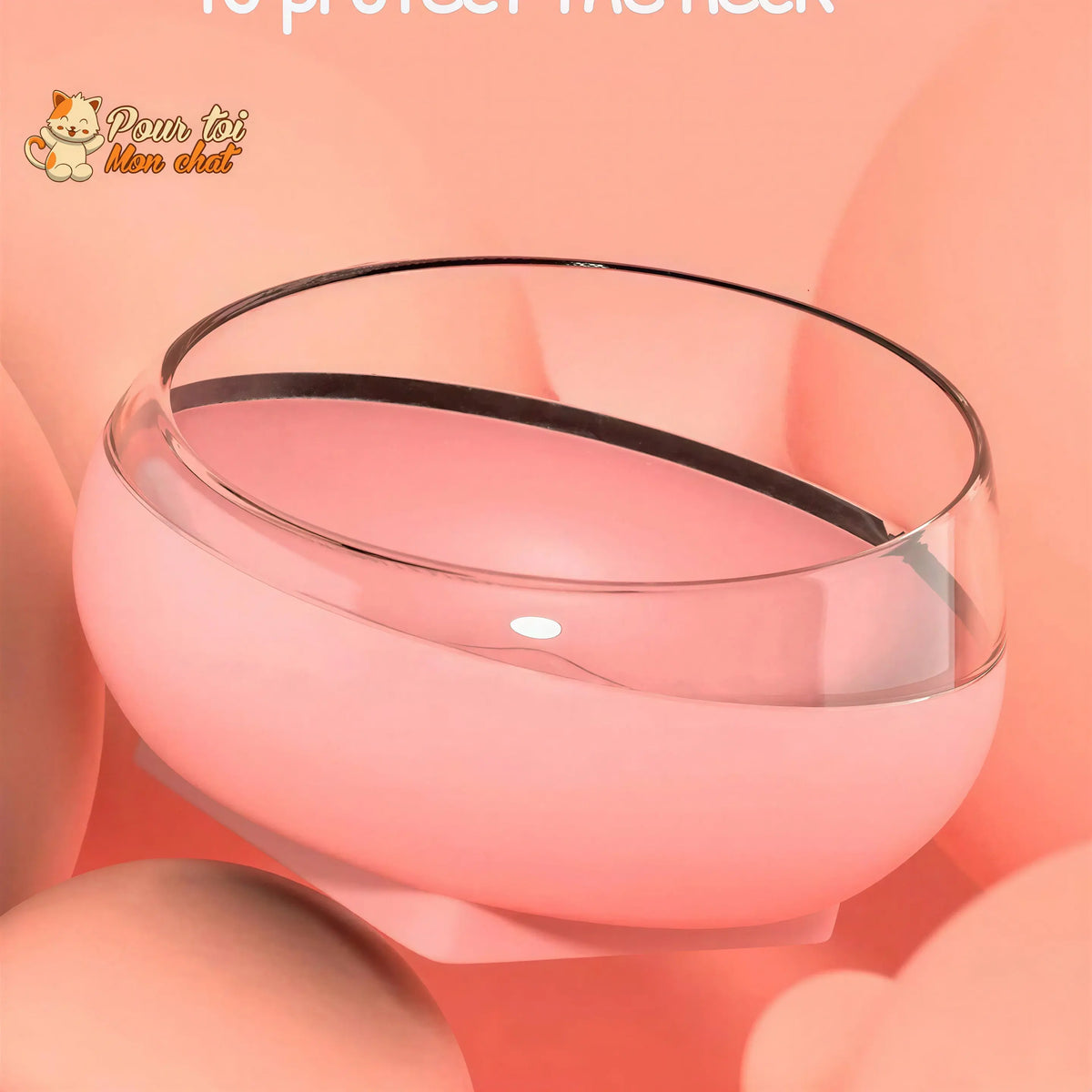 Distributeur de Croquettes et Eau pour Chat - TrioCatBowl™ Pour toi Mon chat