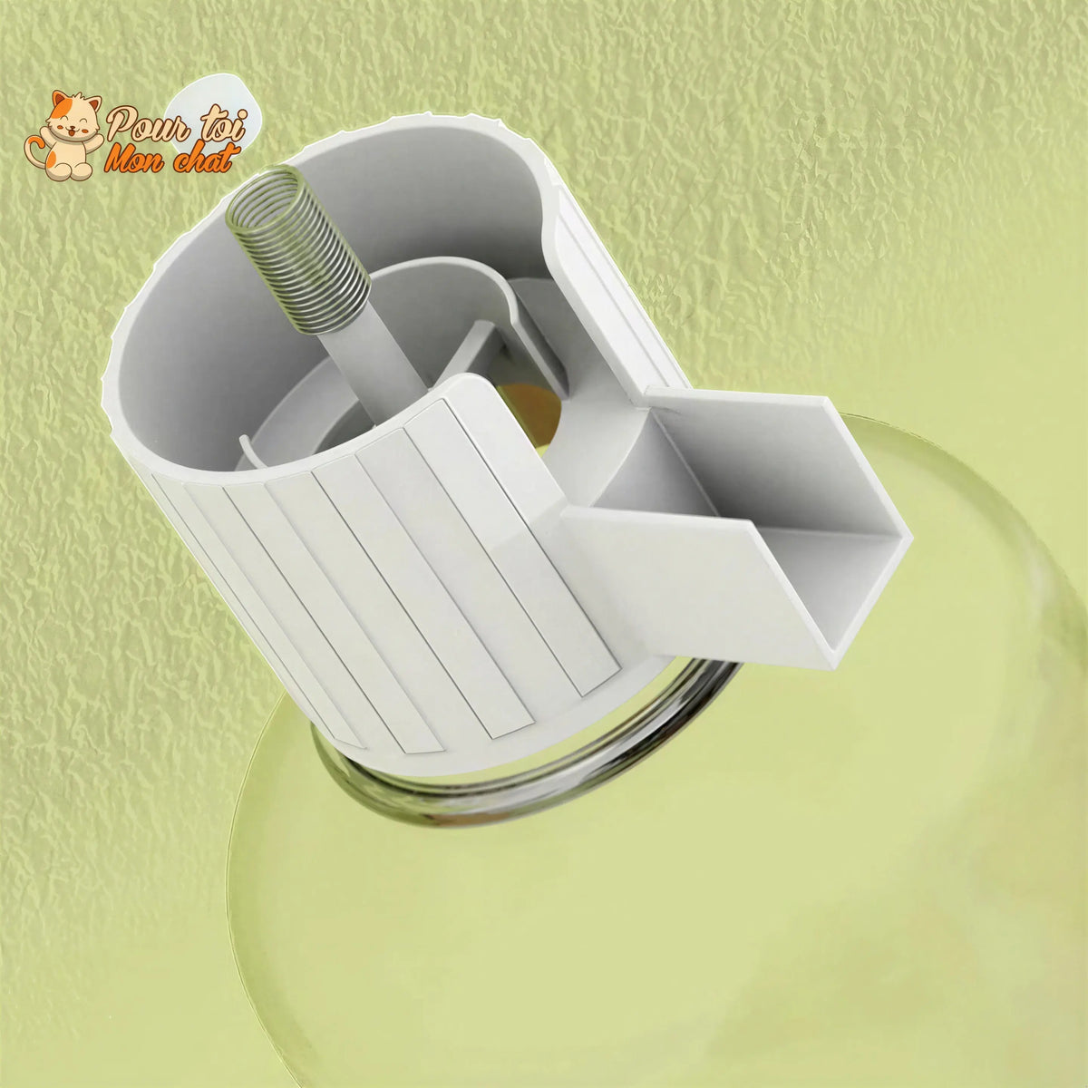 Distributeur de Croquettes et Eau pour Chat - TrioCatBowl™ Pour toi Mon chat