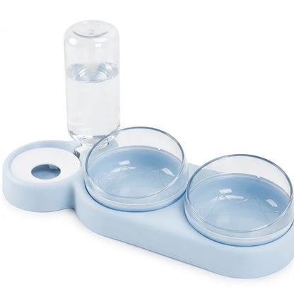Distributeur de Croquettes et Eau pour Chat - TrioCatBowl™ Pour toi Mon chat