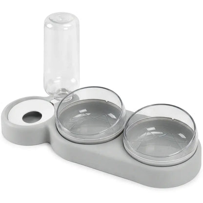Distributeur de Croquettes et Eau pour Chat - TrioCatBowl™ Pour toi Mon chat